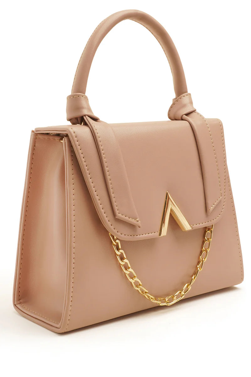 Elegant Beige Crossbody Handbag for Women