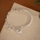Elegant Adjustable Beaded Chain Bracelet