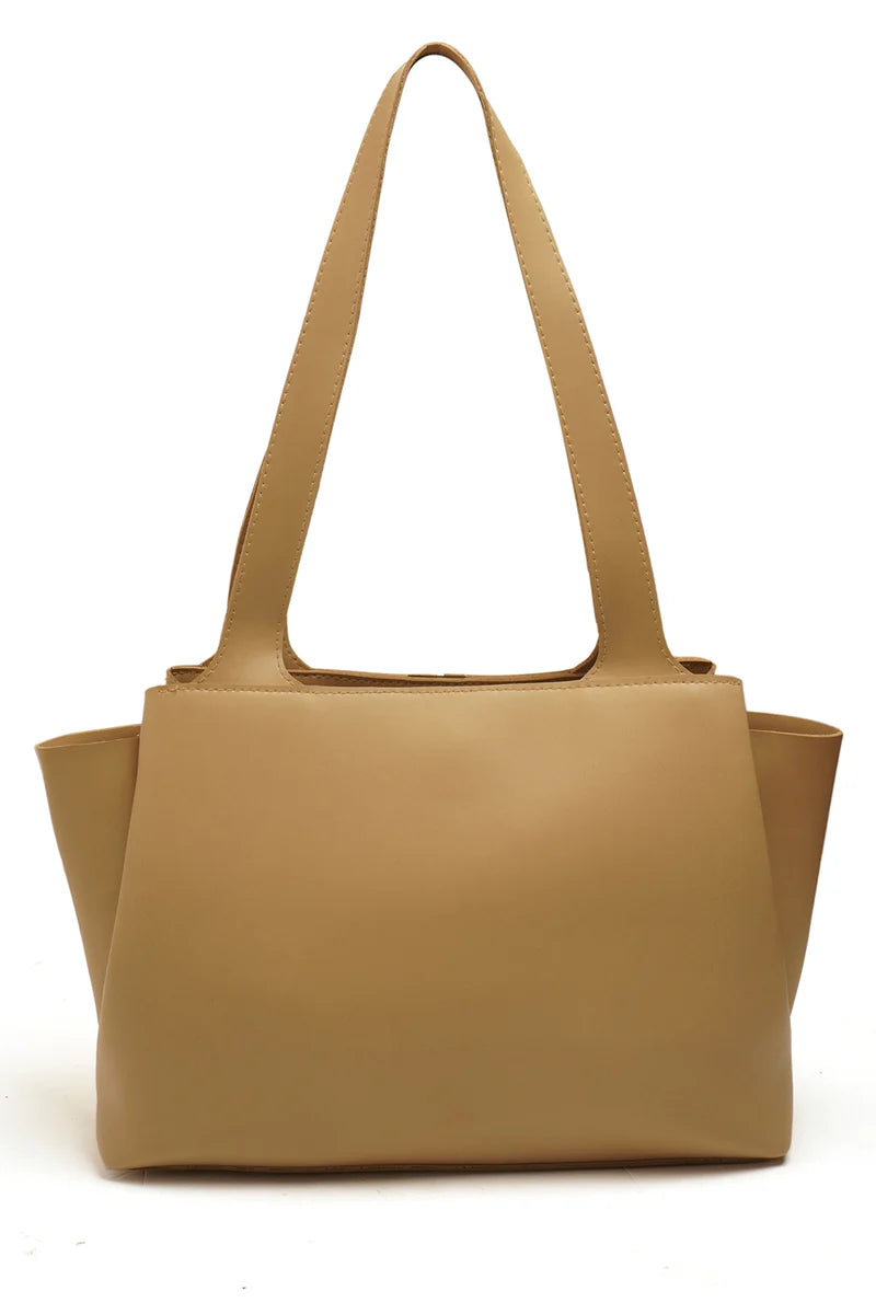 Elegant Beige Tote Bag for Women