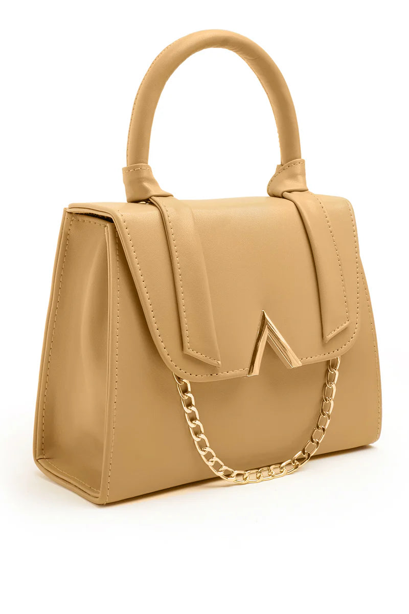 Elegant Beige Crossbody Handbag for Women