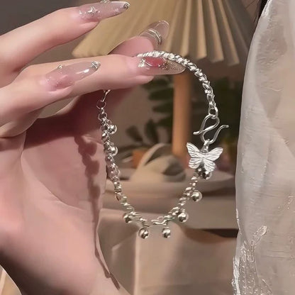 Elegant Adjustable Beaded Chain Bracelet