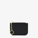 Minimalist Black Zip Card Holder Wallet